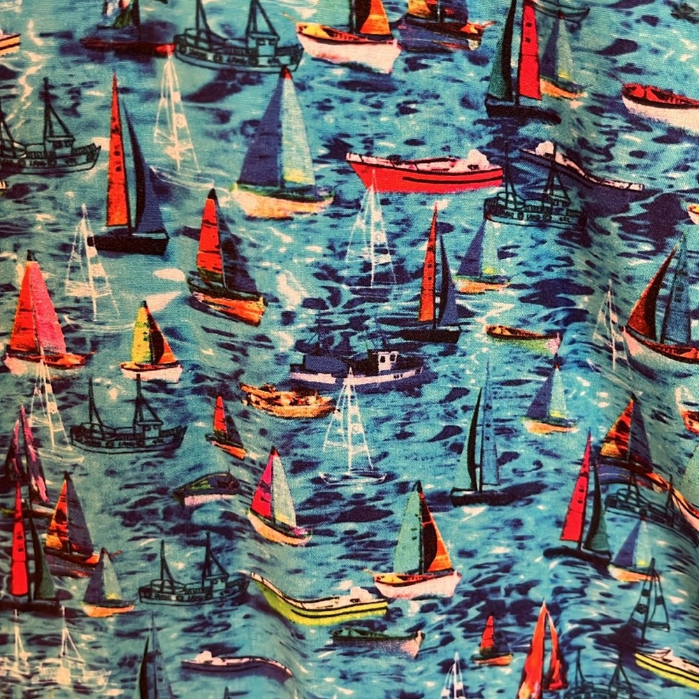 Jared Lang Sailboat Button Down Shirt - Picture 2 of 7